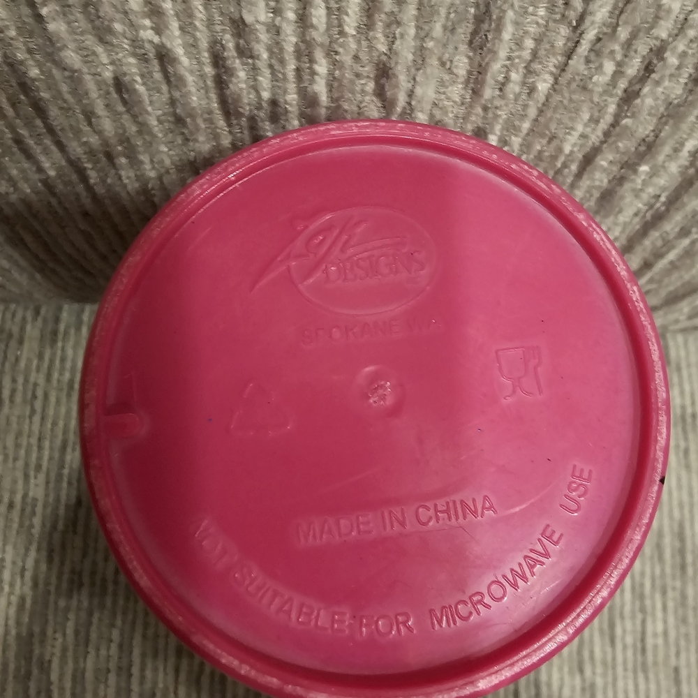 ♡ Vintage Pink Hello Kitty ZAK 16oz Insulated Tumbler Cup Sanrio 2002 ♡ - Picture 10 of 12